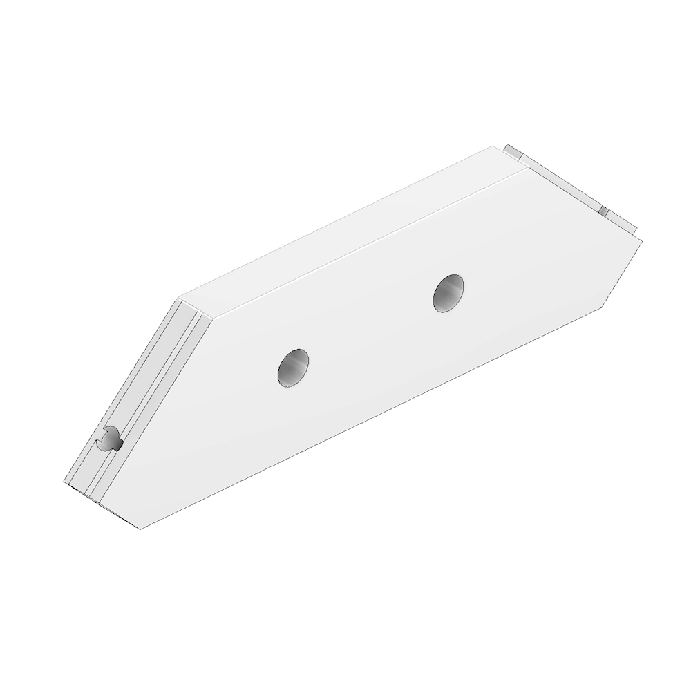 40-300-0 MODULAR SOLUTIONS INTERNAL ANGULAR REINFORCEMENT 18MM WIDE, MOUNTING HARDWARE NOT INCLUDED